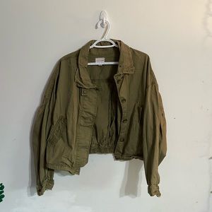 Army Green Bomber Jacket